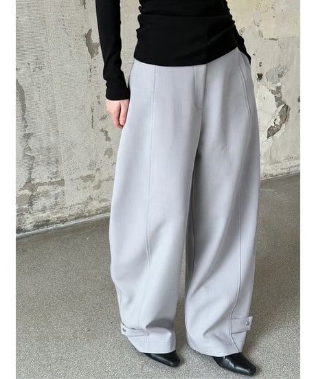 structured wide pants / 2color　hm2078