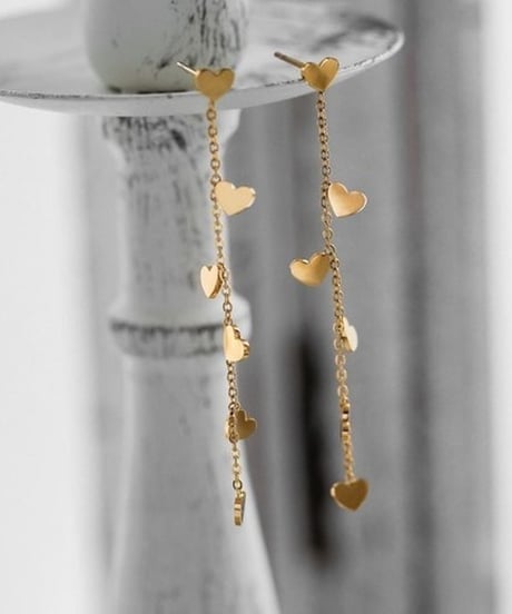 small hearts chain pierce　hm2241