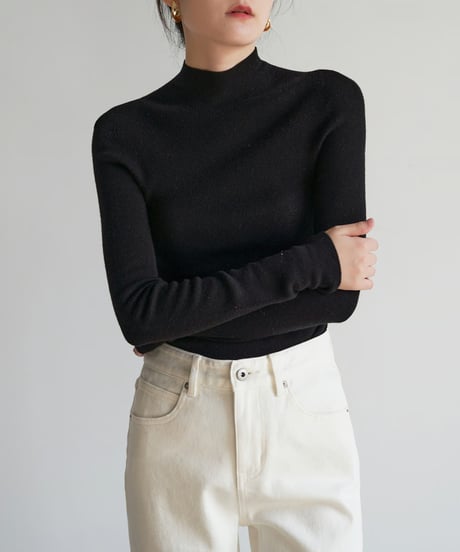 middle neck knit / 5color　hm2801