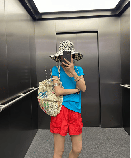 relax u-neck tee / 2color　hm2398
