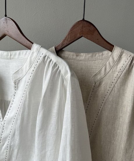 linen relax blouse / 2color　hm2292