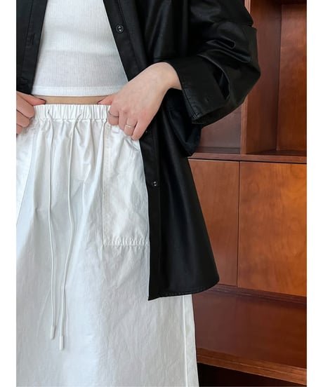 utility midi skirt / 3color　hm2068