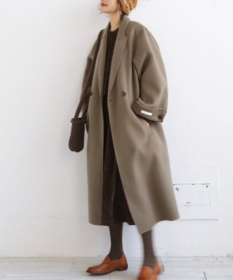 loose silhouette coat / 3color　hm1802