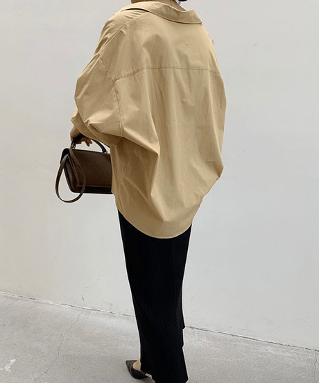 oversize shirt tunic / 3color　hm2825