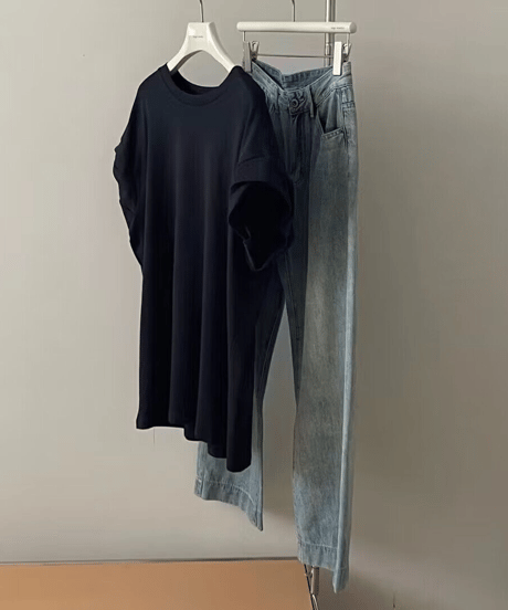 relax drapy tee / 3color　hm2213