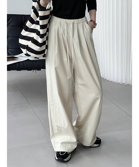 relaxed chino wide pants / 3color　hm2076
