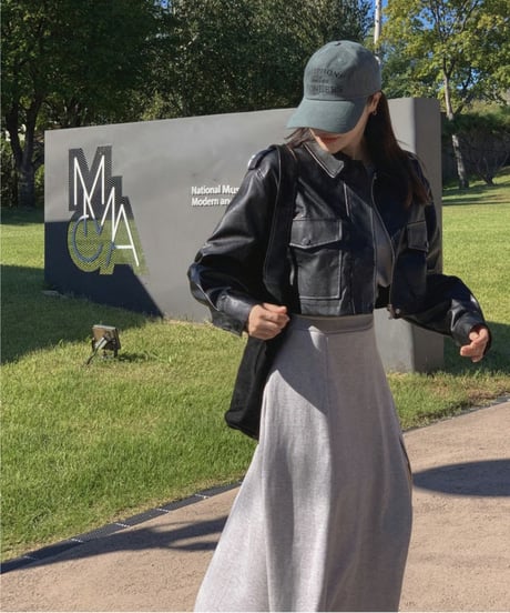 slit long skirt / top　hm2819