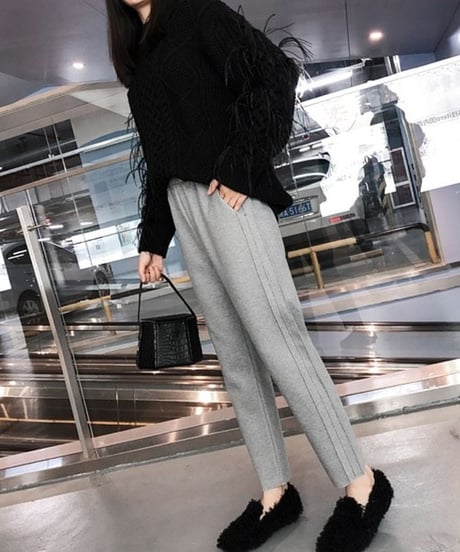 sideline tapered pants / 2color　hm1860