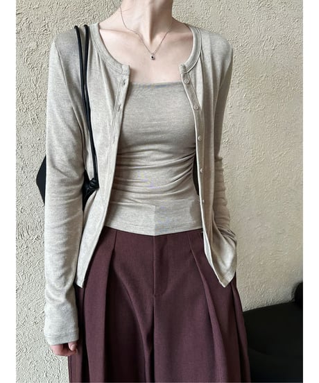 cami & cardigan set / 3color　hm2051