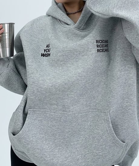 logo sweat hoodie / 2color　hm1985