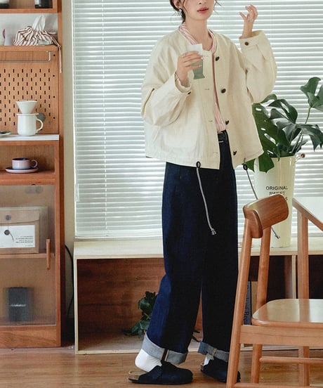 short windbreaker  / 2color　hm2555
