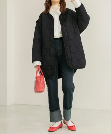 2-way quilted jacket / 3color　hm2688