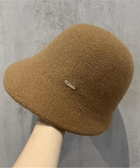 knitted bucket hat / 5color　hm2721