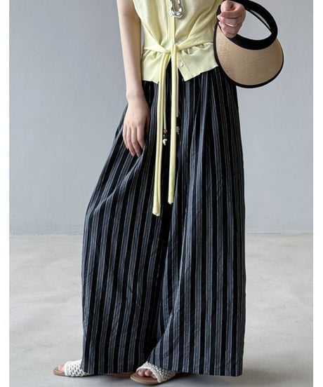 stripe wide pants / 3color　hm2310