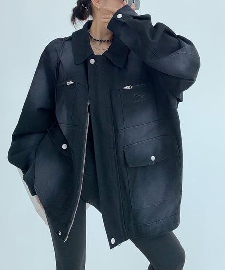 vintage denim blouson / 2color　hm1932