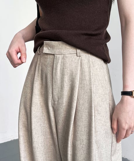 relaxed wide pants / 3color　hm2069