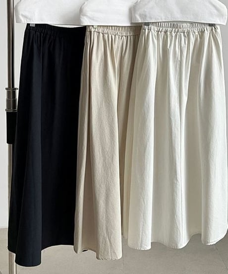 draped front skirt / 3color　hm2231