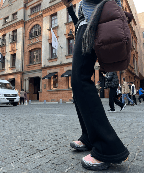 back boa sweat pants / 2color　hm1127