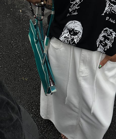 a-line denim skirtka / 2color　hm1981