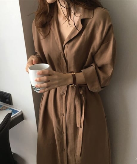 long shirt jacket / 2color　hm1672