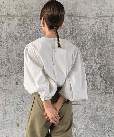 lantern sleeve blouse / 4color　hm2577
