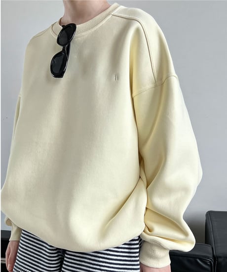 one point sweat shirt / 4color　hm2048