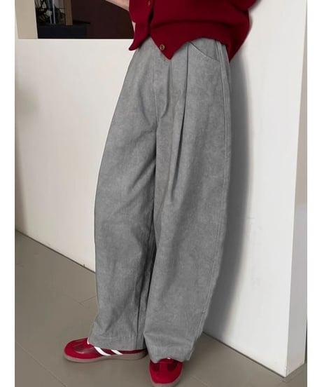 vintage tuck pants / 2color　hm1869