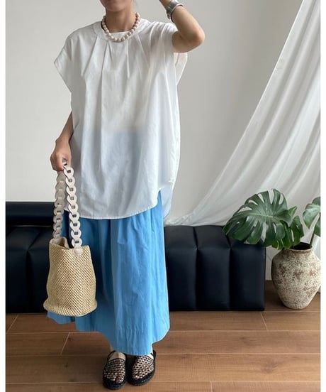 relax tuck blouse / 3color　hm2400