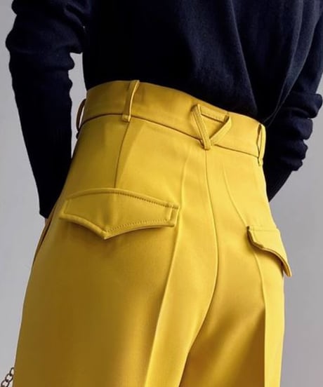 color wide pants / 4color　hm2021
