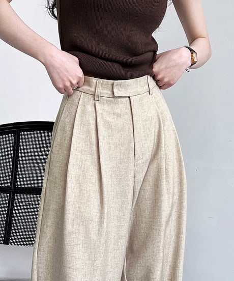 relaxed wide pants / 3color　hm2069