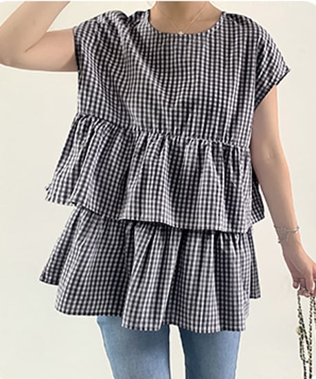 peplum flare top / 11type　hm2973