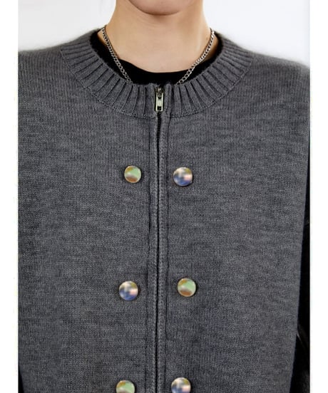 classic knit cardigan / 2color　hm2708