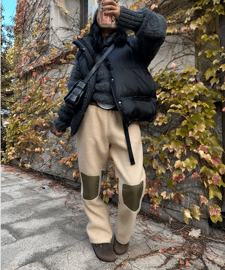 casual fleece pants / 2color　hm1752