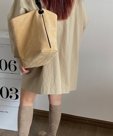 suede-like 2way bag　hm1403