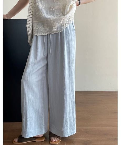 lightweight gauze pants / 7color　hm2237