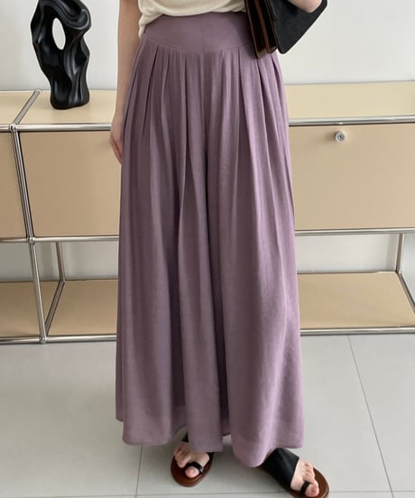 elegant wide pants / 3color 　hm1635