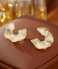 textured c-shaped pierce　hm2760