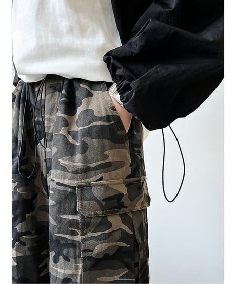 camouflage cargo pants　hm2077