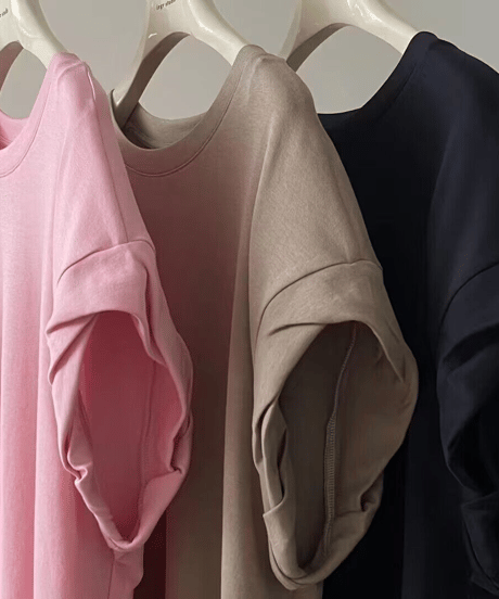 relax drapy tee / 3color　hm2213