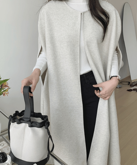 elegant cape coat / 3color　hm2591
