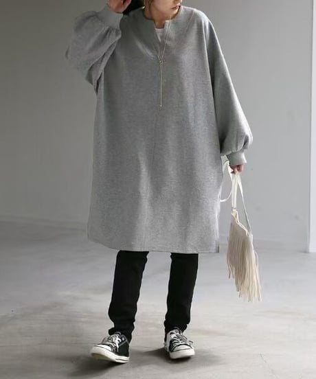 volume sleeve tunic / 4color　hm2569
