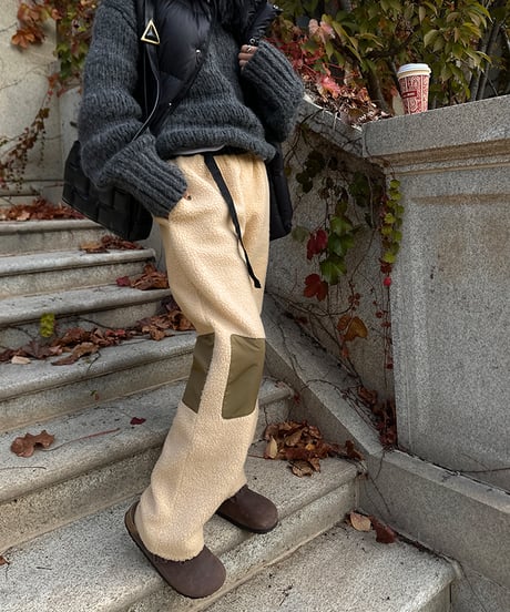 casual fleece pants / 2color　hm1752
