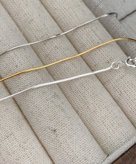 snake chain necklace / 2color　hm2018