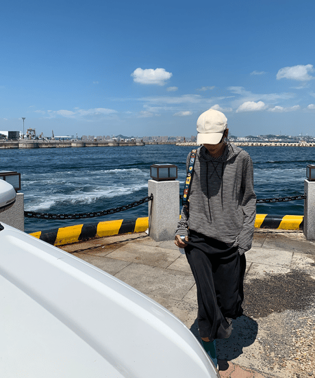 border light hoodie / 2color　hm1287