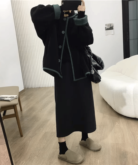 reversible boa blouson / 3color　hm2715