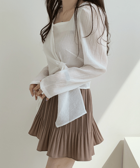 wrap tie top / 3color　hm2895