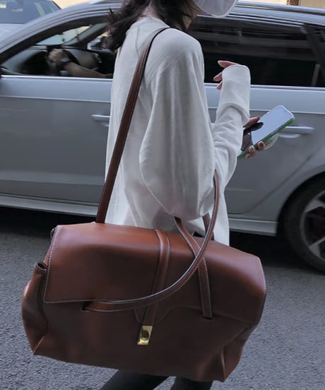 loose mid-length shirt / 2color　hm1016
