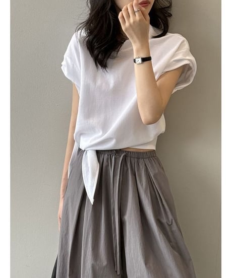 tie-drape tee / 3color　hm2222