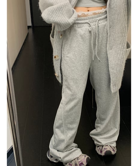lace sweat pants / 2color　hm1933