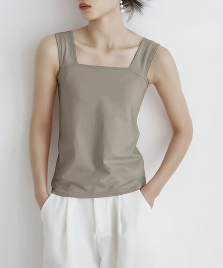 square neck tank / 11color　hm2951